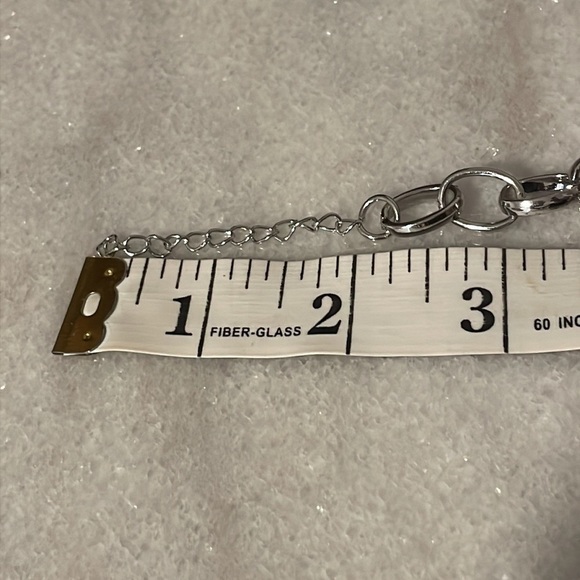 Paparazzi Link charm bracelet guess now it’s initial R silver jewelry New - Picture 6 of 7